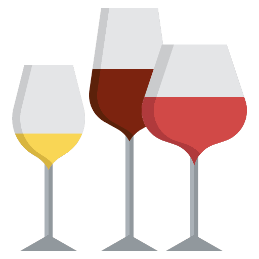 Wine tasting glass alcoholic beverage icon