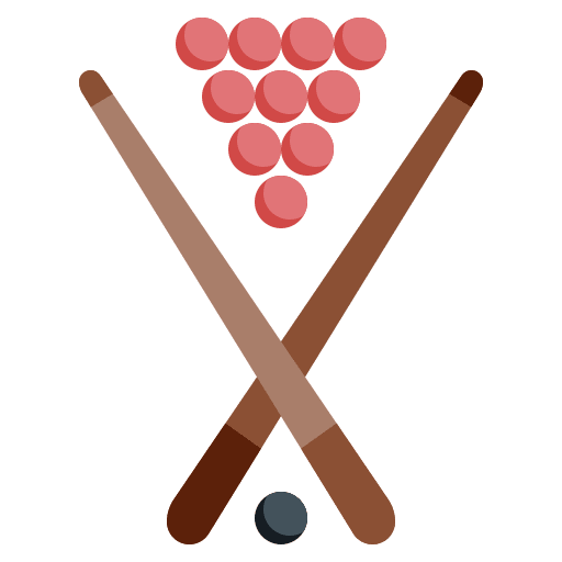 Billiard hobby billiard snooker icon