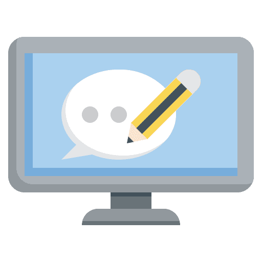 Computer edit ui communications icon Computer edit ui communications icon
