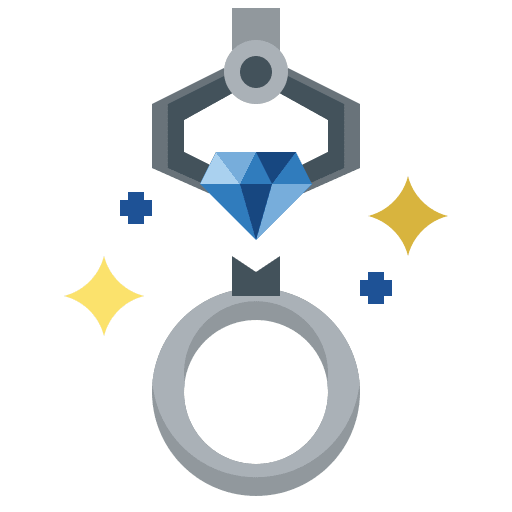 Jewelry ring diamond jewelry icon