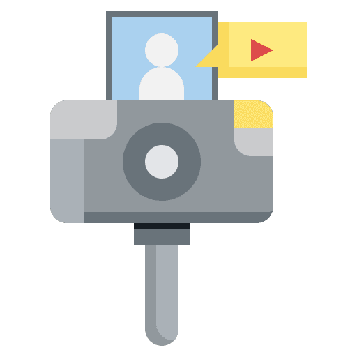 Video electronics video player music and multimedia icon Video electronics video player music and multimedia icon