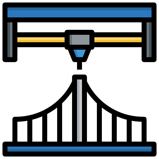 3d bridge 3d modeling technology design icon 3d bridge 3d modeling technology design icon