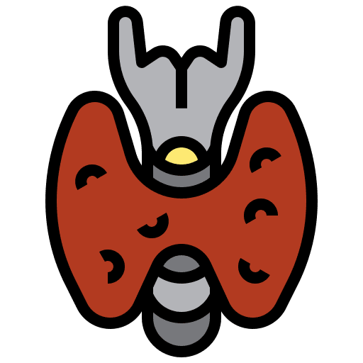 Thyroid healthcare and medical body part thyroid icon Thyroid healthcare and medical body part thyroid icon