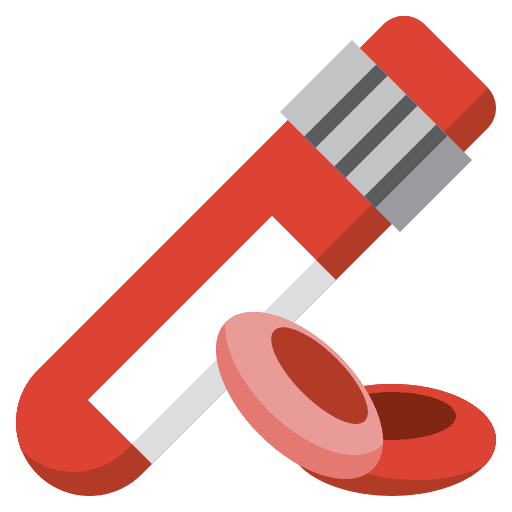 Blood count rest blood count rest test tube healthcare and medical icon