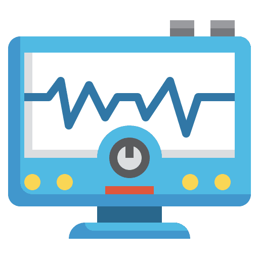 Electrocardiogram heart rate monitor healthcare and medical clinic icon Electrocardiogram heart rate monitor healthcare and medical clinic icon