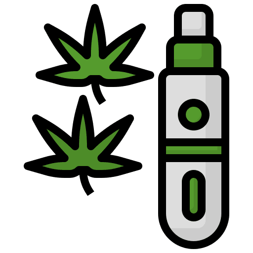 Vape cannabis weed tobacco icon Vape cannabis weed tobacco icon