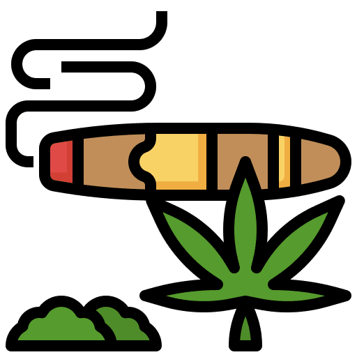 Cigar drugs cannabis smoke icon Cigar drugs cannabis smoke icon