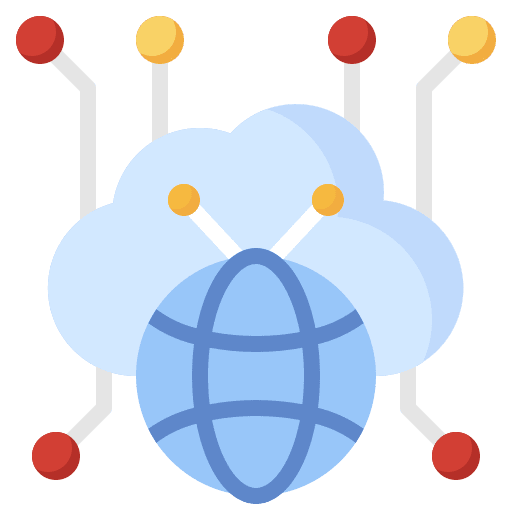 Network cloud international networking icon Network cloud international networking icon