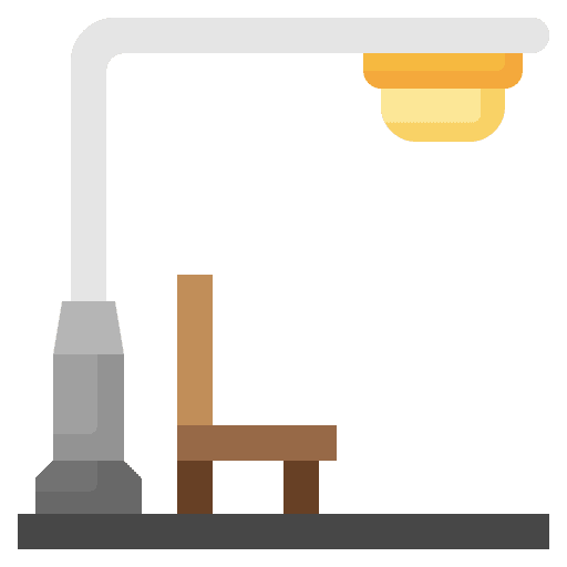 Streetlight lamppost weather illumination icon