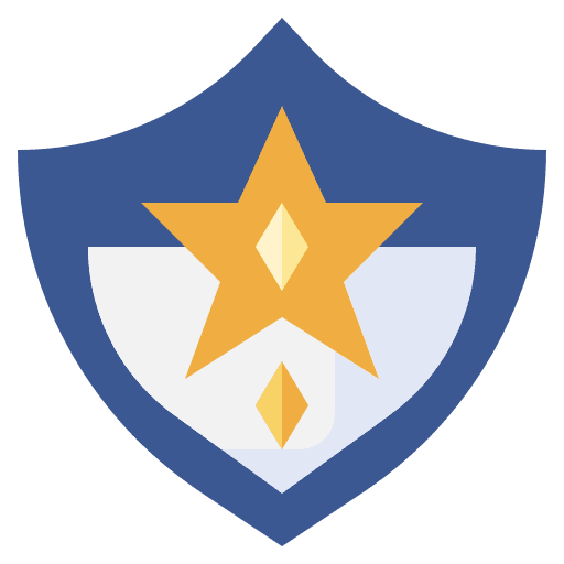Badge judicial security sheriff icon Badge judicial security sheriff icon