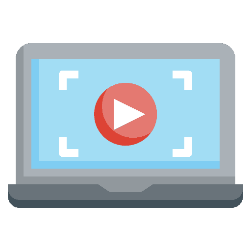 Capture screen video computer icon