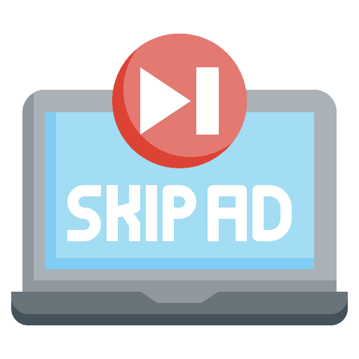 Skip video bar right arrow icon