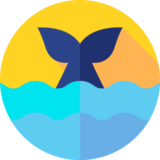 Whale aquatic mammal whale icon