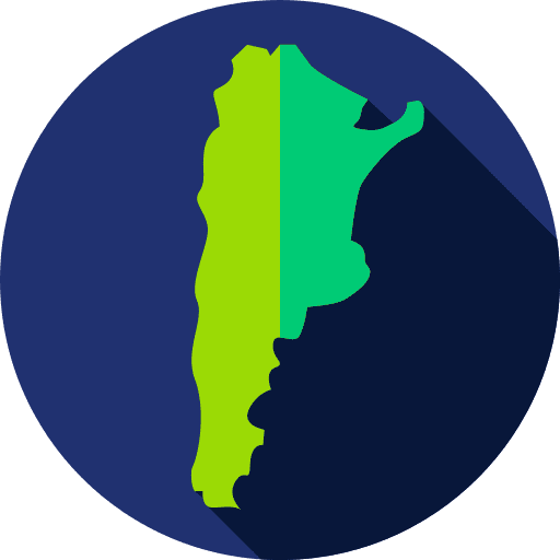 Argentina maps and location nation map icon Argentina maps and location nation map icon