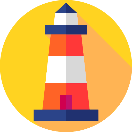 Lighthouse sea lighthouse architecture and city icon Lighthouse sea lighthouse architecture and city icon