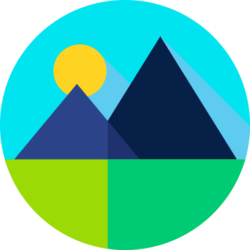 Mountains nature mountain landscape icon Mountains nature mountain landscape icon