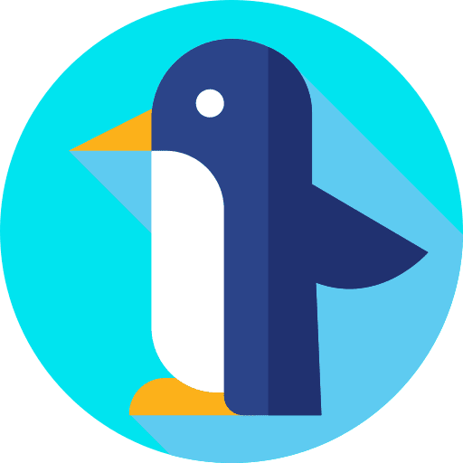 Penguin winter animals wild life icon Penguin winter animals wild life icon