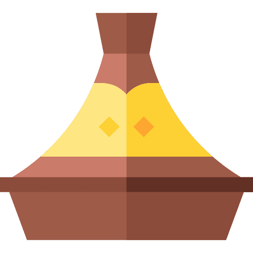 Tajine food morocco chicken icon