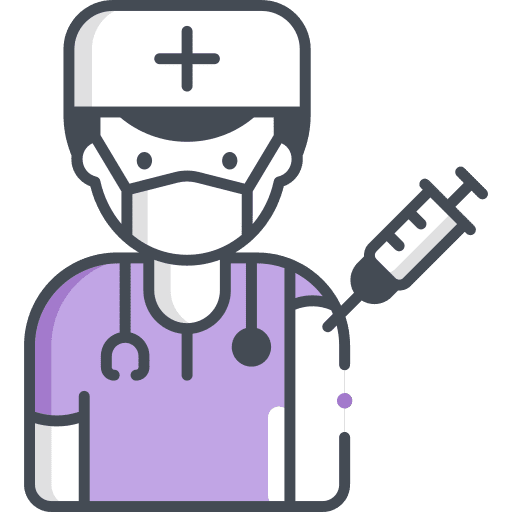 Nurse coronavirus covid immunity icon
