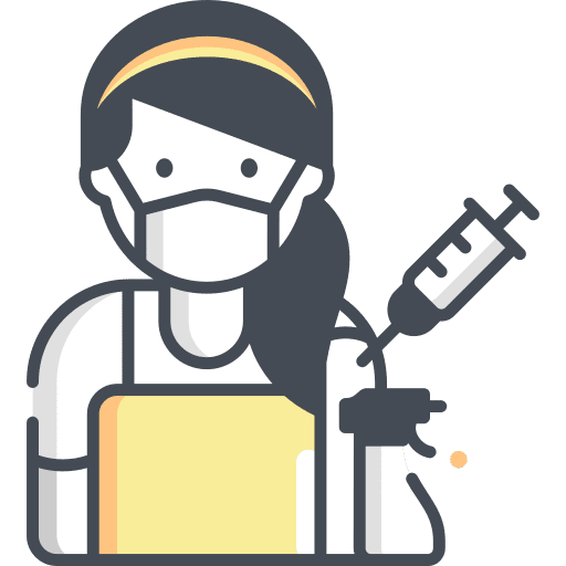 Vaccination coronavirus immunity vaccine icon