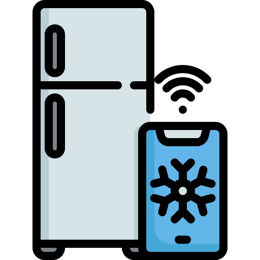 Refrigerator refrigerator networking wifi icon