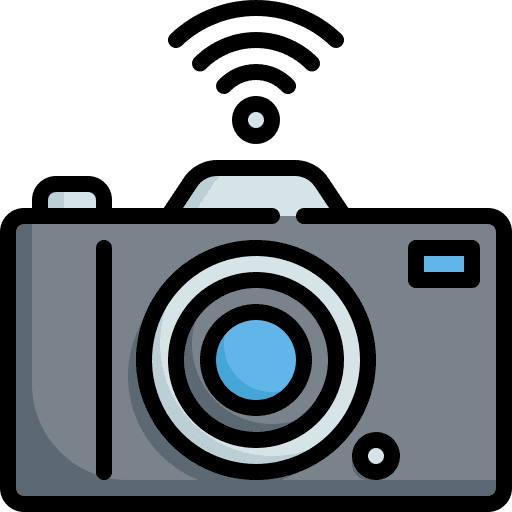 Camera smart technology photograph electronics icon Camera smart technology photograph electronics icon