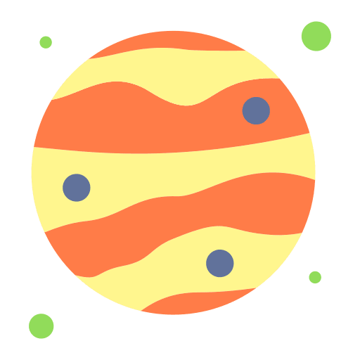 Mars universe miscellaneous planet icon