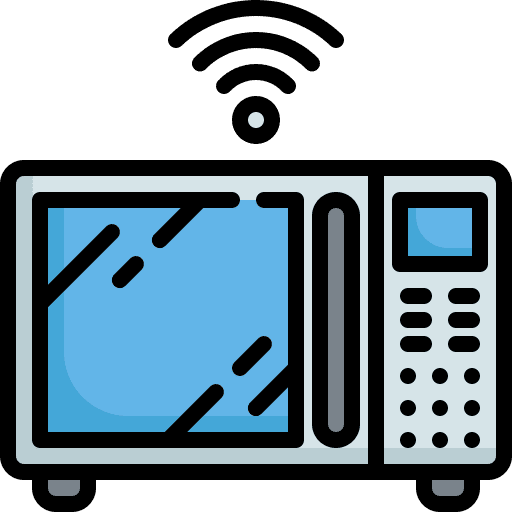 Microwave remote internet of things microwave oven icon Microwave remote internet of things microwave oven icon