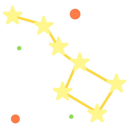 Ursa minor space ursa minor science icon