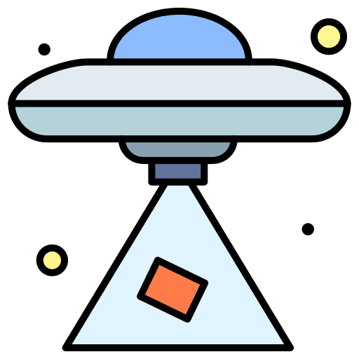 Alien ship space ship astronomy miscellaneous icon