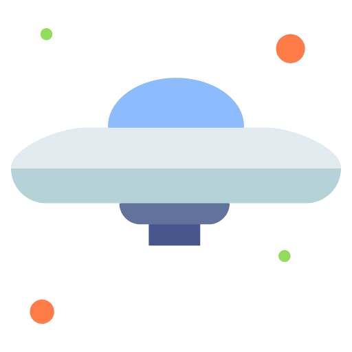 Ufo universe empty state spaceship icon Ufo universe empty state spaceship icon