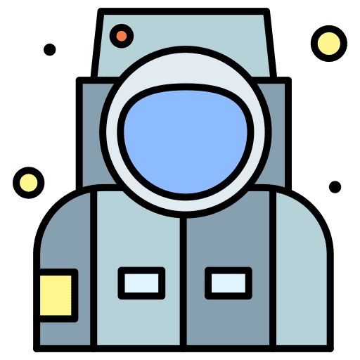 Astronaut professions and jobs space user icon Astronaut professions and jobs space user icon
