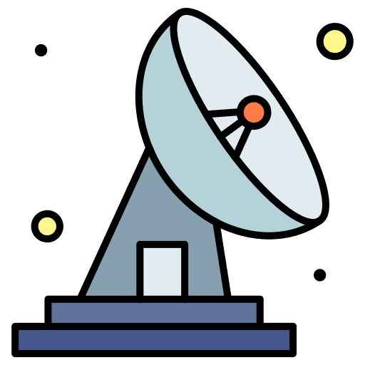 Satellite dish parabolic dishes parabolic antenna electronics icon Satellite dish parabolic dishes parabolic antenna electronics icon