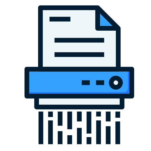 Encripted file safety files and folders security icon