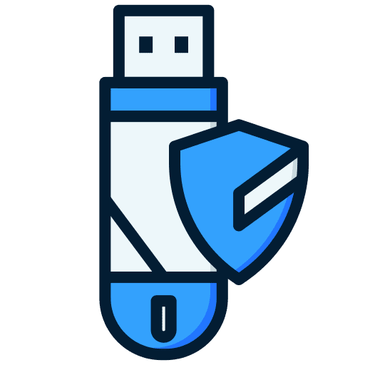 Flash disk digital protection flash disk icon