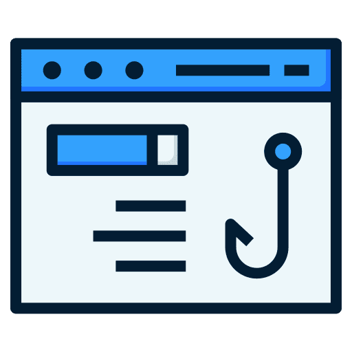 Phishing web digital phishing icon Phishing web digital phishing icon