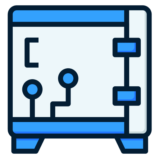 Safebox security digital protection icon Safebox security digital protection icon
