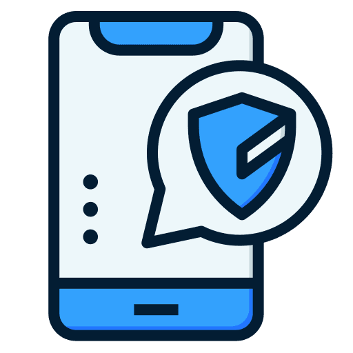 Smartphone security digital smartphone icon Smartphone security digital smartphone icon