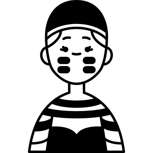 Australian aboriginal user woman icon