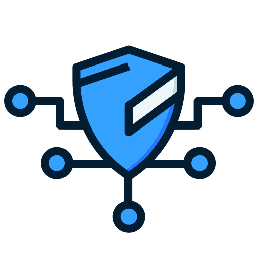 Cyber security digital protection safety icon Cyber security digital protection safety icon
