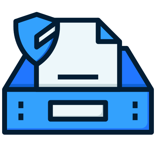 File protection security file icon File protection security file icon