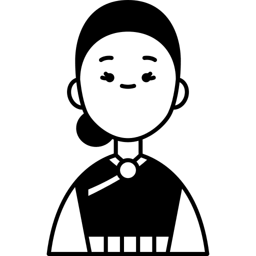 Korean people traditional user icon