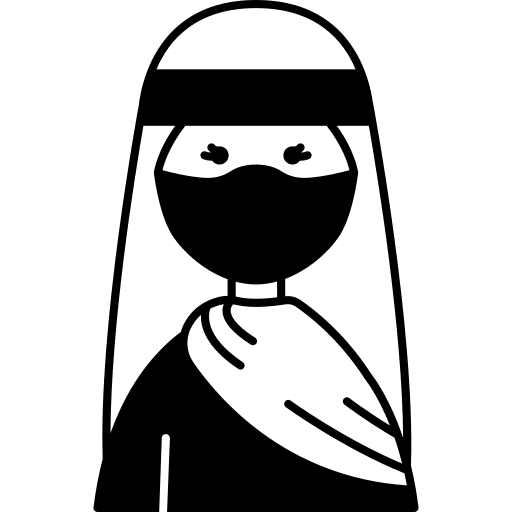 Egyptian people woman user icon Egyptian people woman user icon