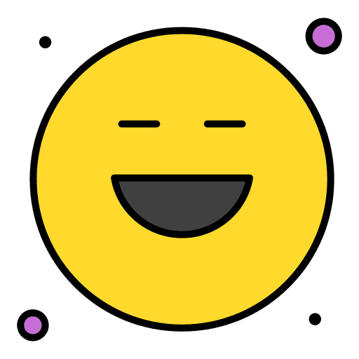 Happy face face feelings emoji icon