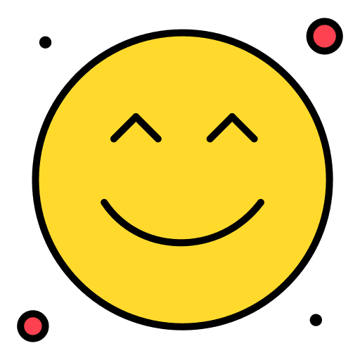 Happy face people smiley smile icon