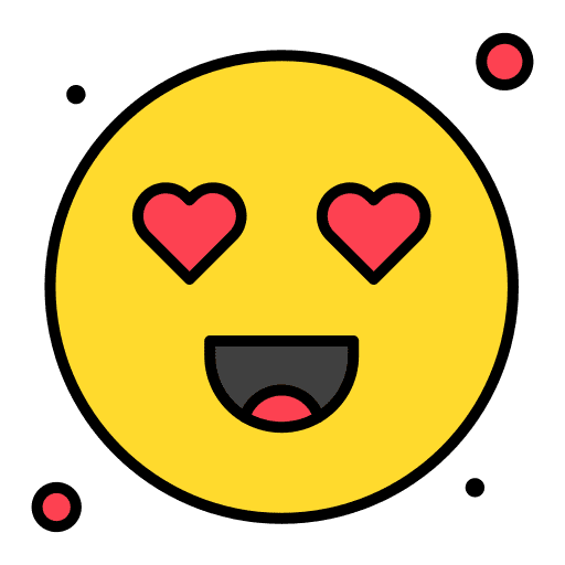 In love smileys feelings love icon