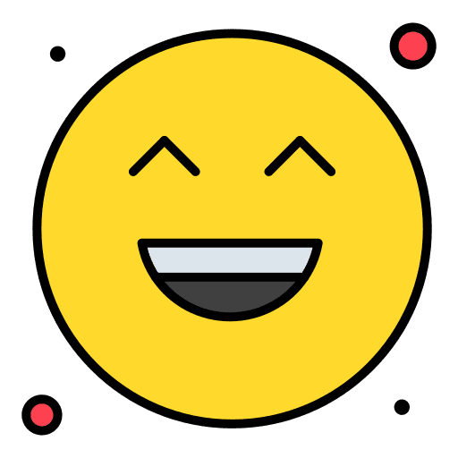 Happy face emoji happiness smiley icon
