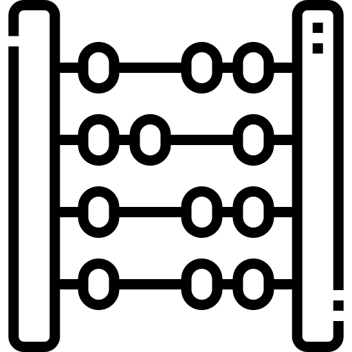Abacus mathematical calculating mathematics icon Abacus mathematical calculating mathematics icon