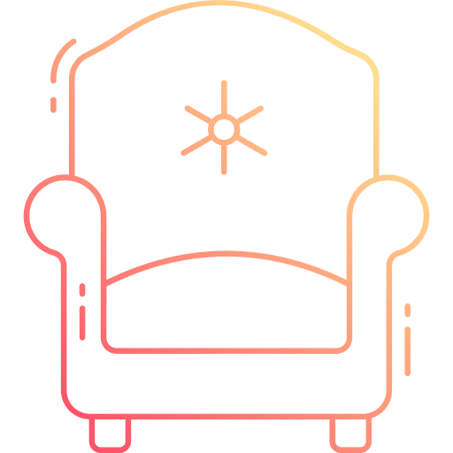 Armchair comfortable couch interior icon Armchair comfortable couch interior icon