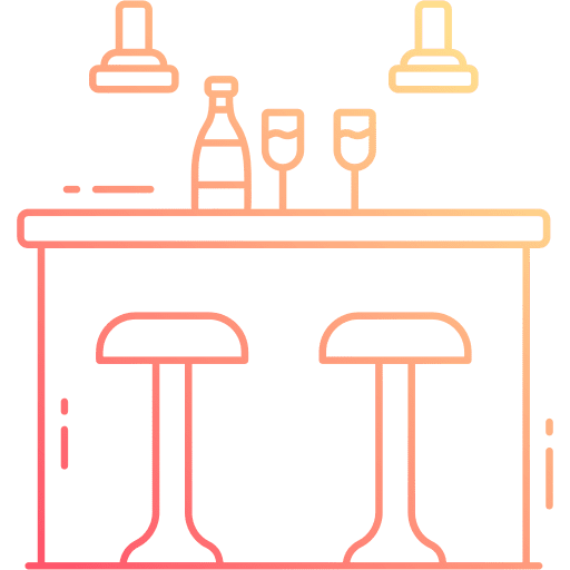 Bar counter alcoholic drink bar counter pub icon Bar counter alcoholic drink bar counter pub icon